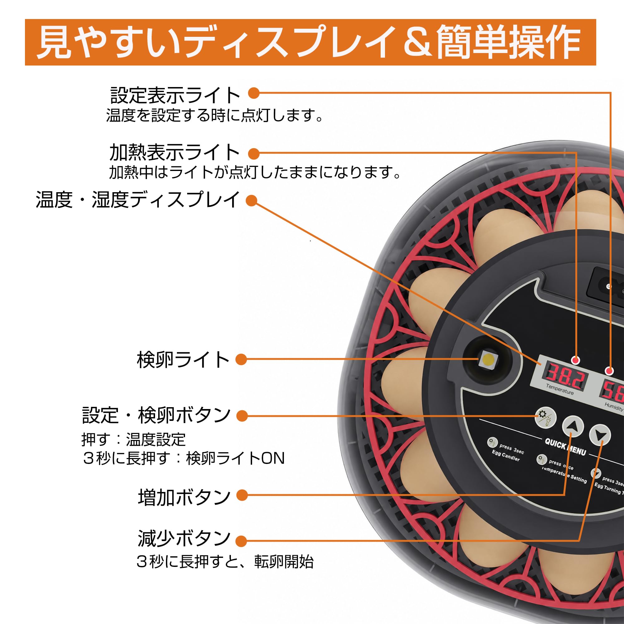 自動孵卵器 12個用 自動転卵 検卵ライト付 Amazon.co.jp: 孵卵器 自動転卵 12個用 エルエンスタジオ